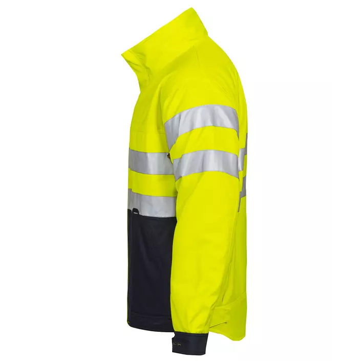 ProJob winter jacket 6407, Hi-vis Yellow/Marine, large image number 1