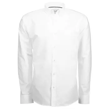 Seven Seas Oxford modern fit skjorte, Hvid