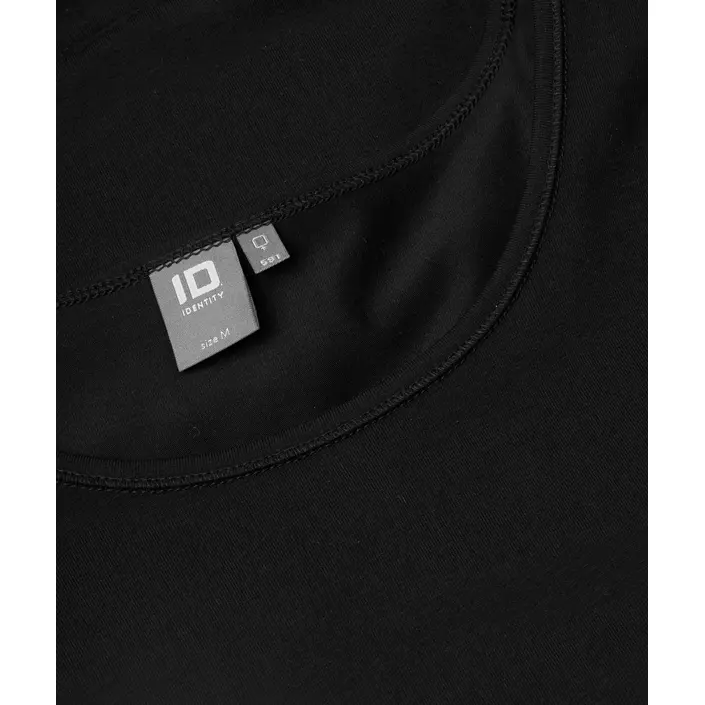 ID Identity Stretch T-shirt dam med 3/4-ärmar, Svart, large image number 3