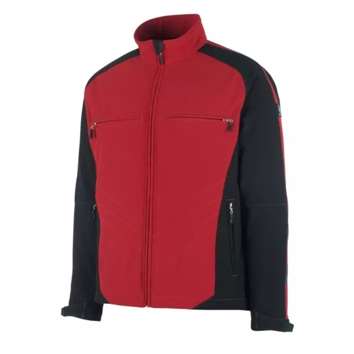 Mascot Unique Dresden softshell jacket, Red/Black, large image number 0