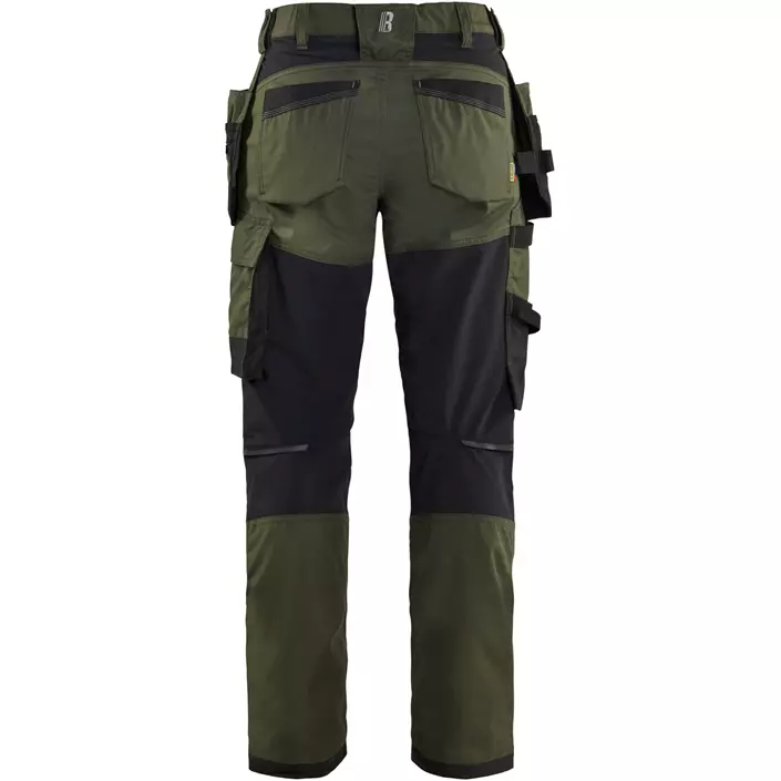 Blåkläder Damen Handwerkerhose, Waldgrün/Schwarz, large image number 1