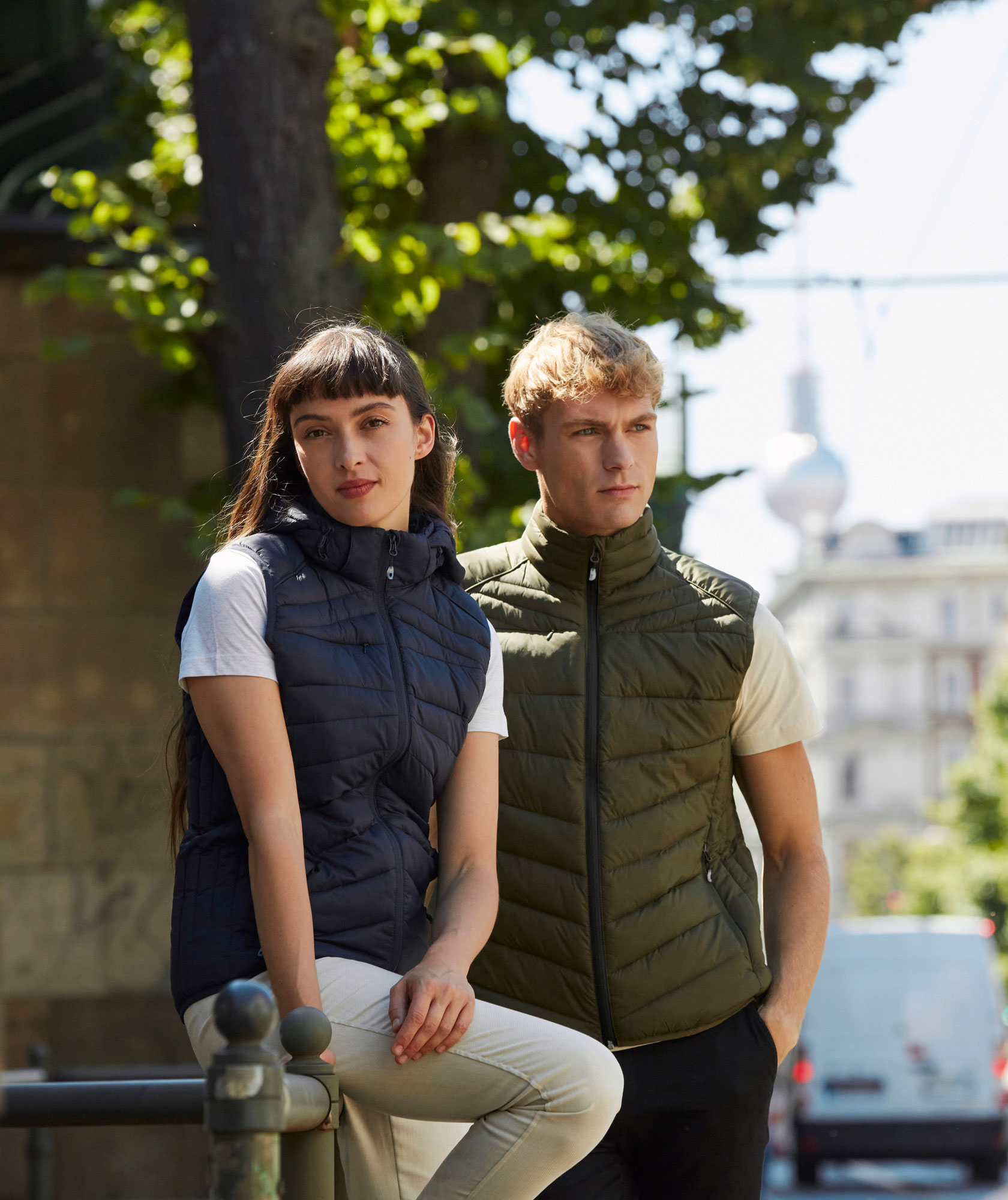 Clique Idaho Steppweste, Fog Green, large image number 5