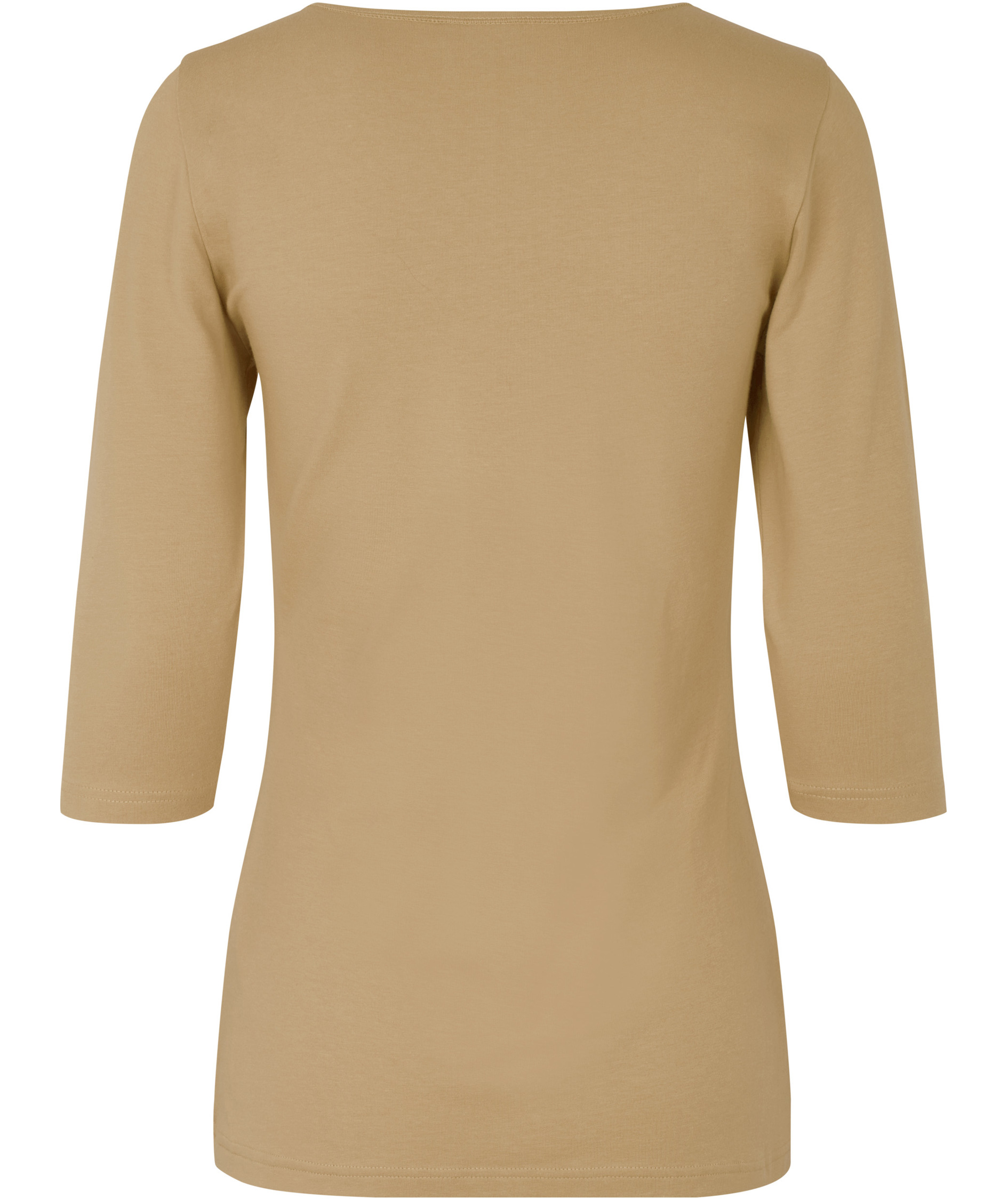 ID 3/4 sleeved women's stretch T-shirt, Sand
