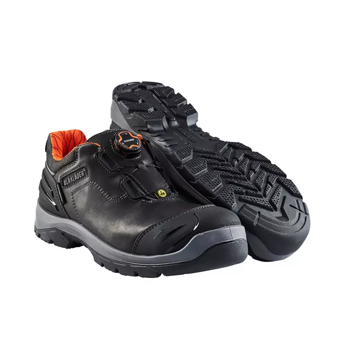 Blåkläder Elite safety shoes S3, Black, large image number 1
