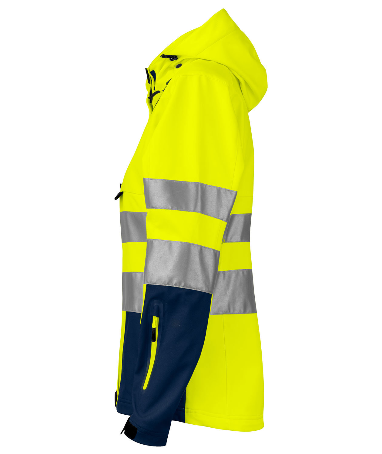 ProJob women's shell jacket 6423, Yellow/Marine
