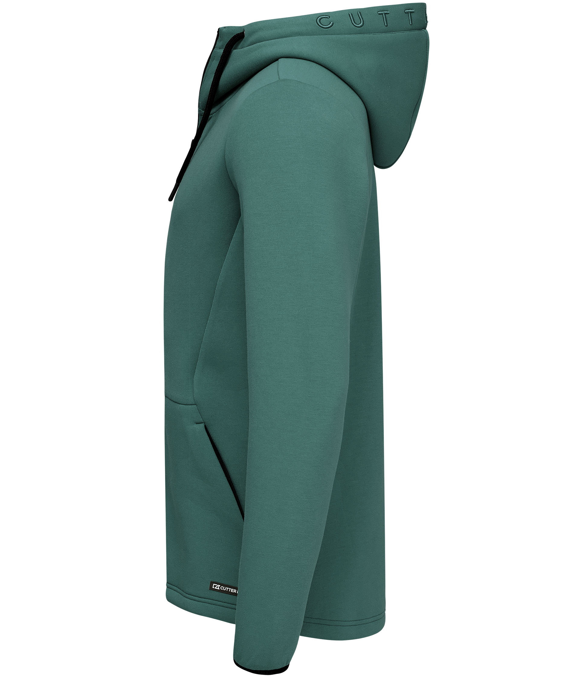 Cutter & Buck Pemberton hoodie with full zipper, Pine Green, large image number 3