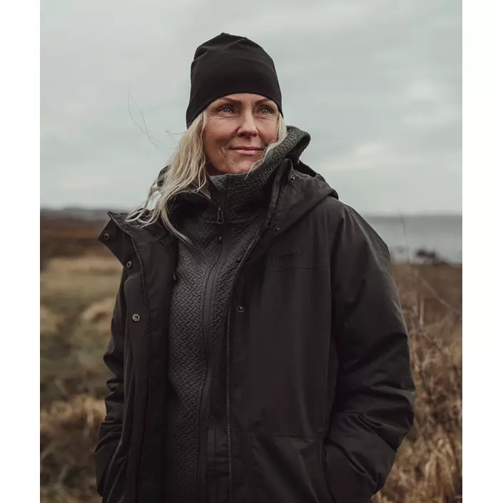 Pinewood dame vinter parkajakke, Dark Green, large image number 15