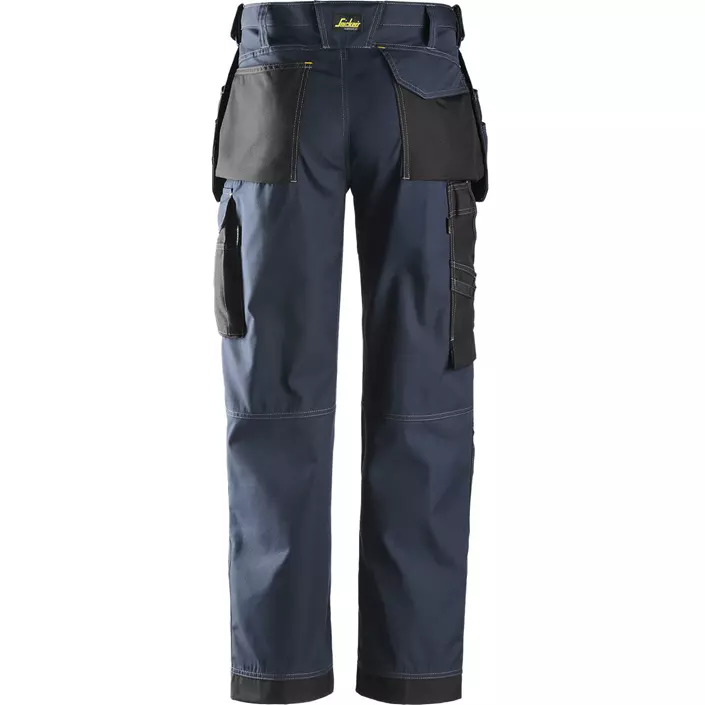 Snickers Rip-Stop craftsman trousers, Marine Blue/Black, large image number 1