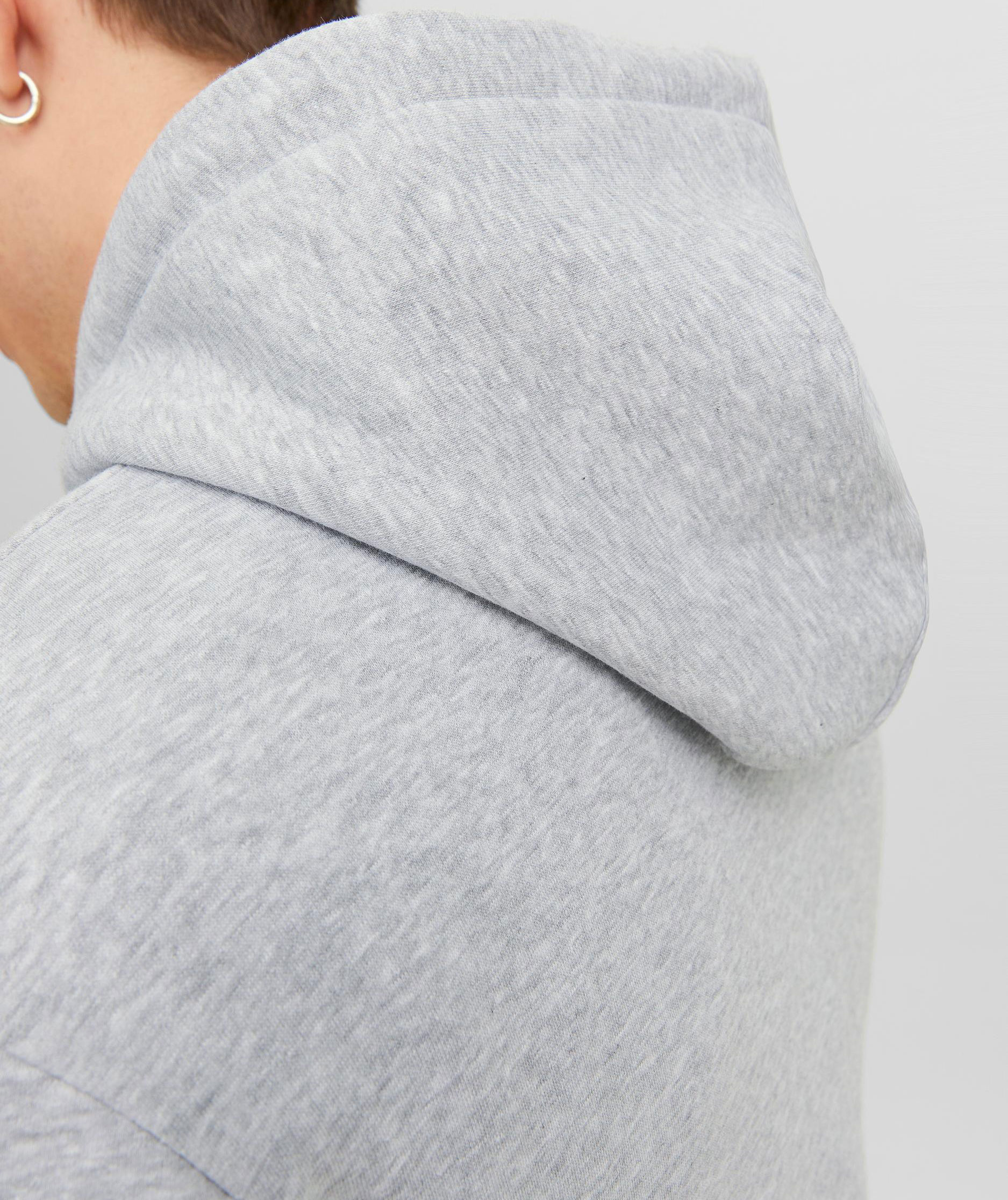 Jack & Jones JJEBRADLEY hoodie, Light Grey Melange, large image number 4