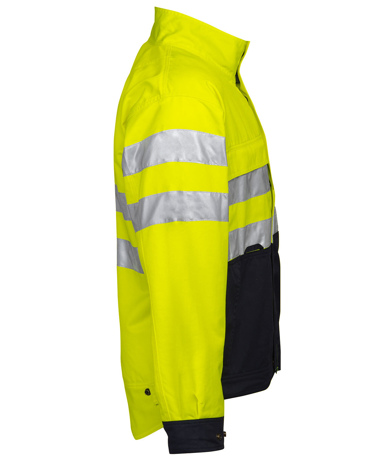 ProJob arbejdsjakke 6401, Hi-vis&nbsp;Gul/Sort, large image number 3