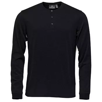 Stormtech Torcello Henley long-sleeved Grandad T-shirt, Black
