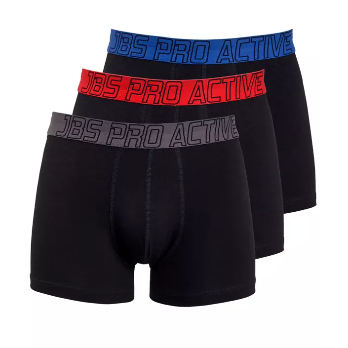 ProActive 3-pack boxershorts, Black, large image number 0