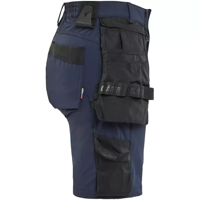 Blåkläder Damen Handwerkershorts full stretch, Dunkel Marine Blau/Schwarz, large image number 2