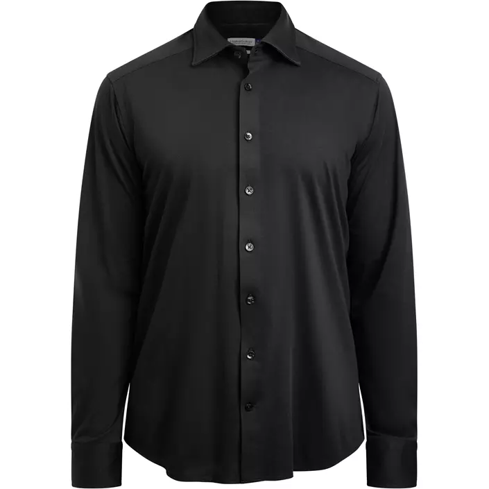 J. Harvest & Frost Indigo Bow 132 Slim fit skjorte, Black, large image number 0