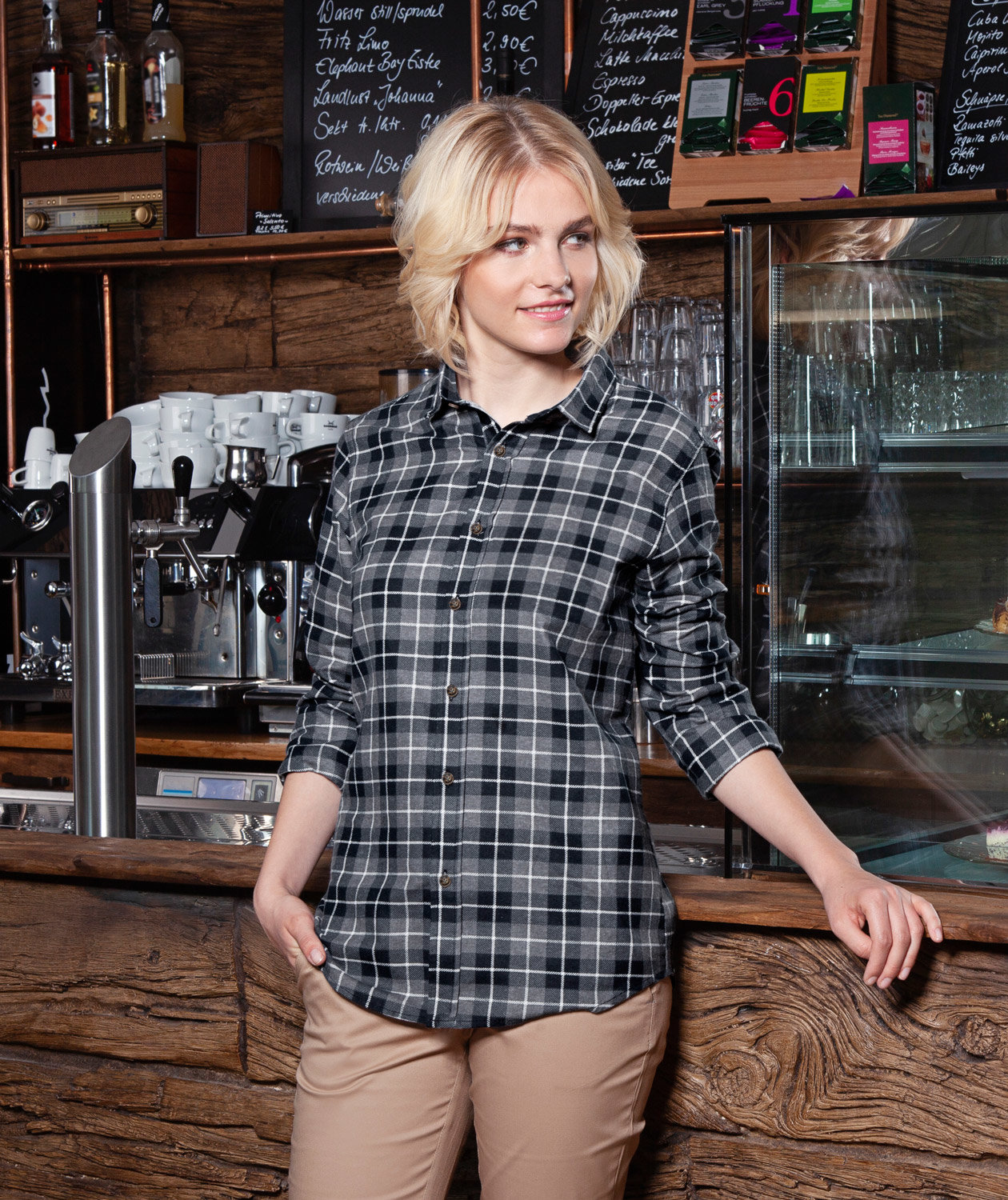 Karlowsky Flair Urban-Style Slim fit skjorta dam