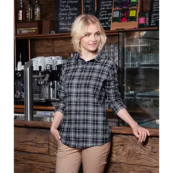 Karlowsky Flair Urban-Style Slim fit dameskjorte, Sort