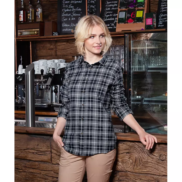 Karlowsky Flair Urban-Style Slim fit dameskjorte, Sort, large image number 1