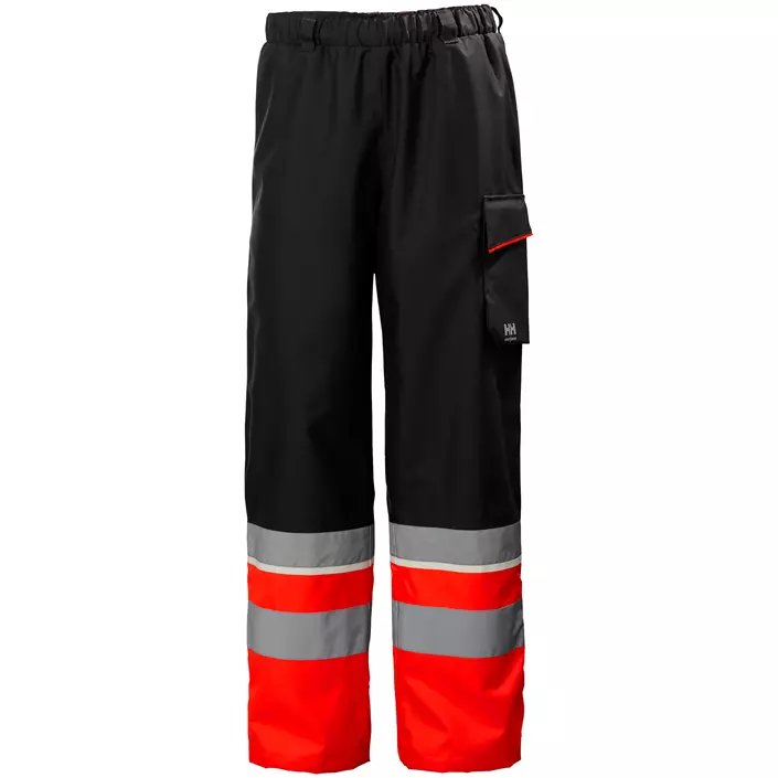 Helly Hansen UC-ME shell trousers, Hi-Vis Red/Ebony, large image number 0