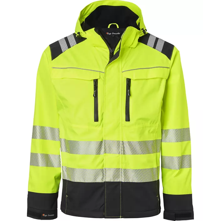 Top Swede shell jacket 130, Hi-vis Yellow/Black, large image number 0