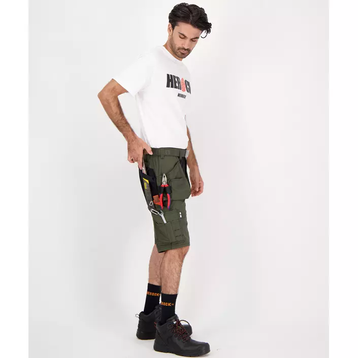 HEROCK Speri hantverksshorts, Dark Khaki/Black, large image number 5