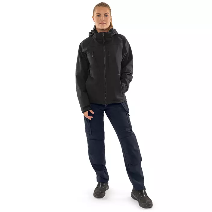 Fristads women's shell jacket 4981 GLS, Black, large image number 1