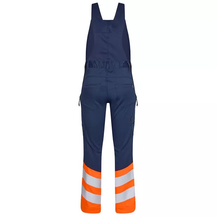 Engel Safety Latzhose, Blue Ink/Hi-Vis Orange, large image number 1