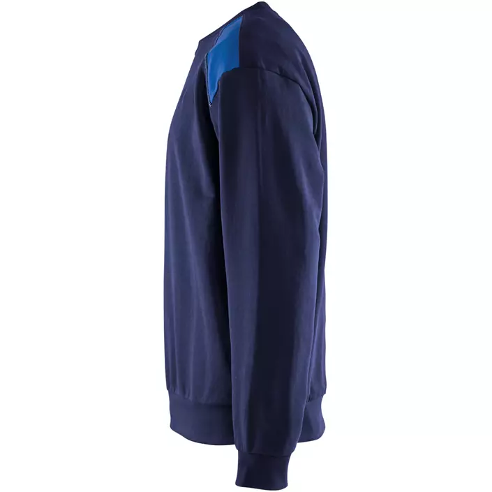 Blåkläder sweatshirt, Marine/Koboltblå, large image number 3