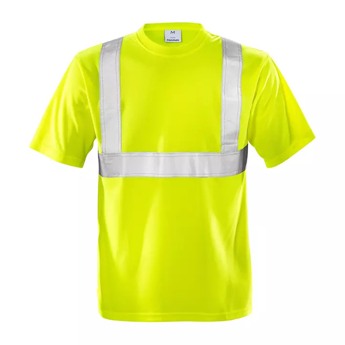 Fristads T-shirt 7411, Hi-Vis Yellow, large image number 0