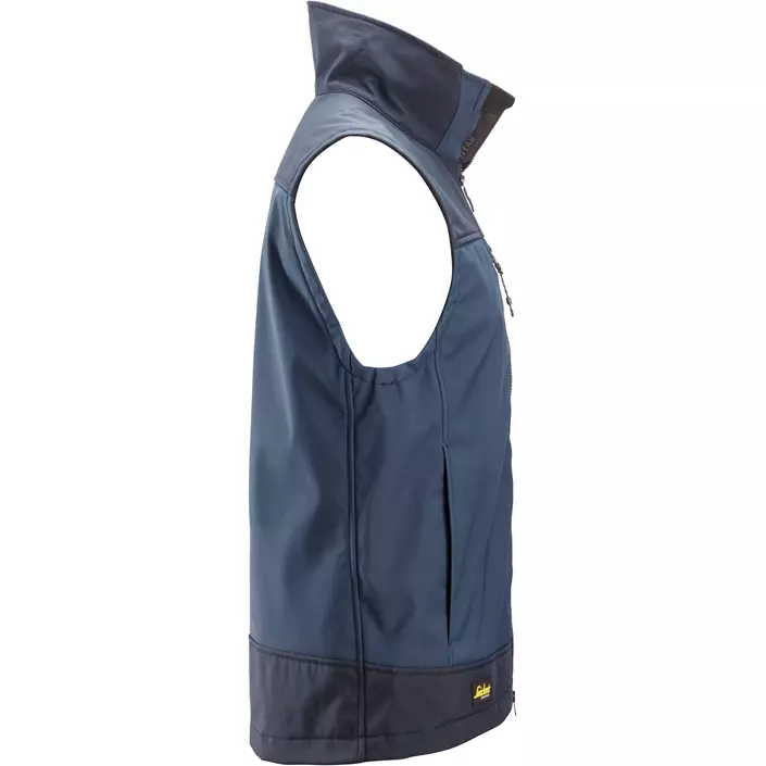 Snickers AllroundWork softshellväst 4506, Navy/Dark Navy, large image number 4