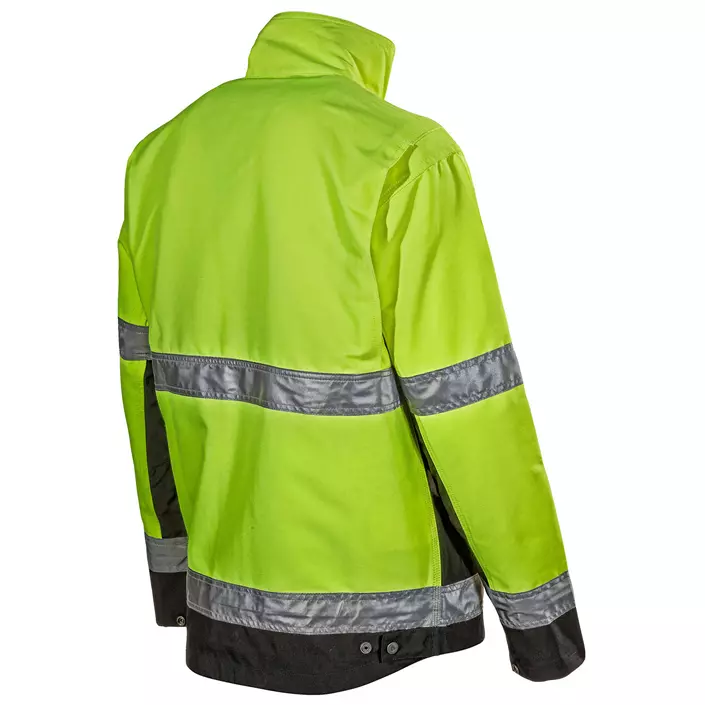 L.Brador work jacket 203PB, Hi-vis Yellow/Black, large image number 1