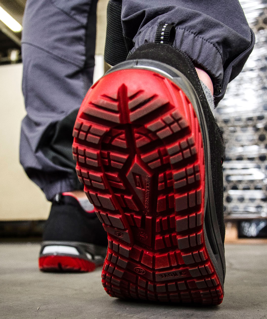 Giasco Fox safety shoes S3, Black/Red, large image number 2