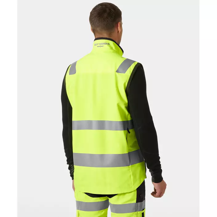 Helly Hansen Alna 4X Tech väst full stretch, Varsel Gul/Ebony, large image number 3