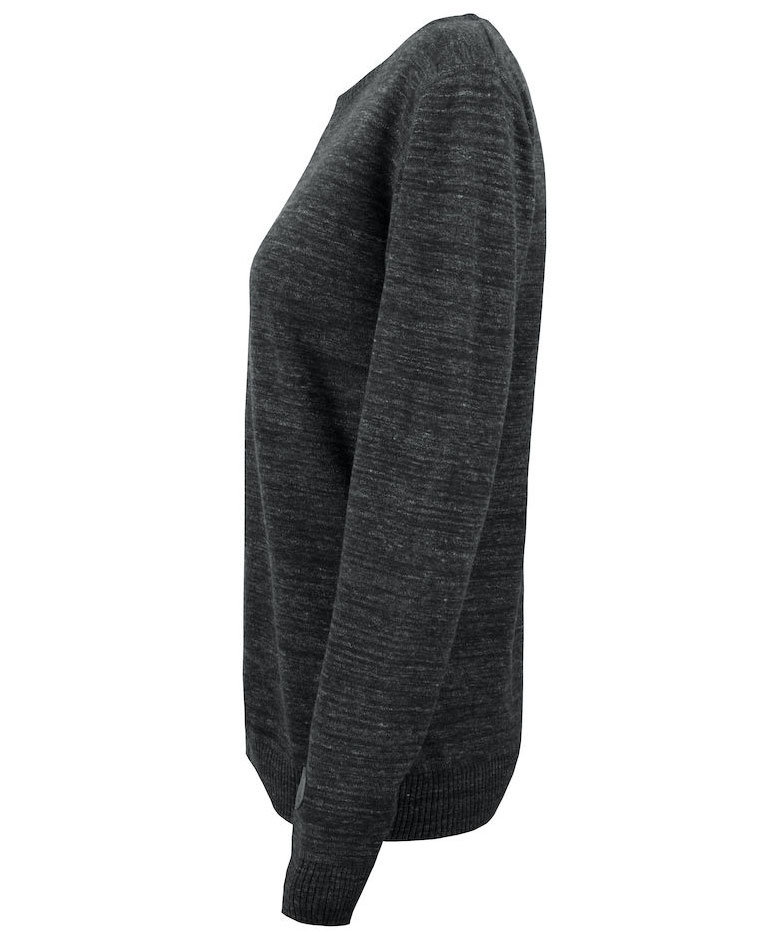 Cutter & Buck Eatonville stickad tr&ouml;ja dam, Antracitmelerad, large image number 3