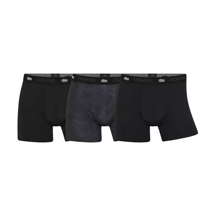 Dovre 3-pack boxershorts, Black, large image number 0