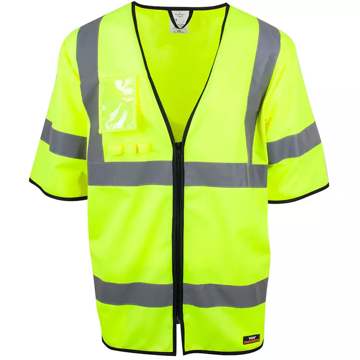 YOU Hagfors reflective safety vest, Hi-Vis Yellow, large image number 0