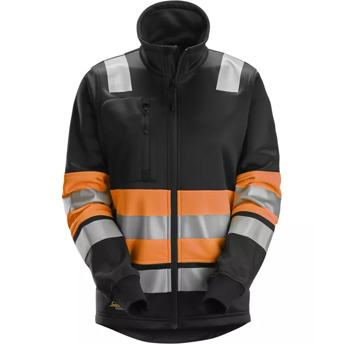 Snickers women's sweat jacket, Hi-Vis Orange/Black, large image number 0