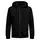 Jack & Jones JJEBASIC hoodie with full zipper, Black, Black, swatch