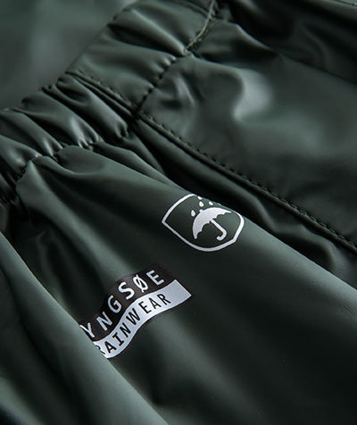 Lyngs&oslash;e PU rain trousers, Green