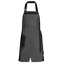 Kentaur Raw bib apron, Grey