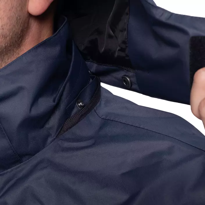 Pitch Stone Active-Pro Zip-in regnjakke, Navy, large image number 9