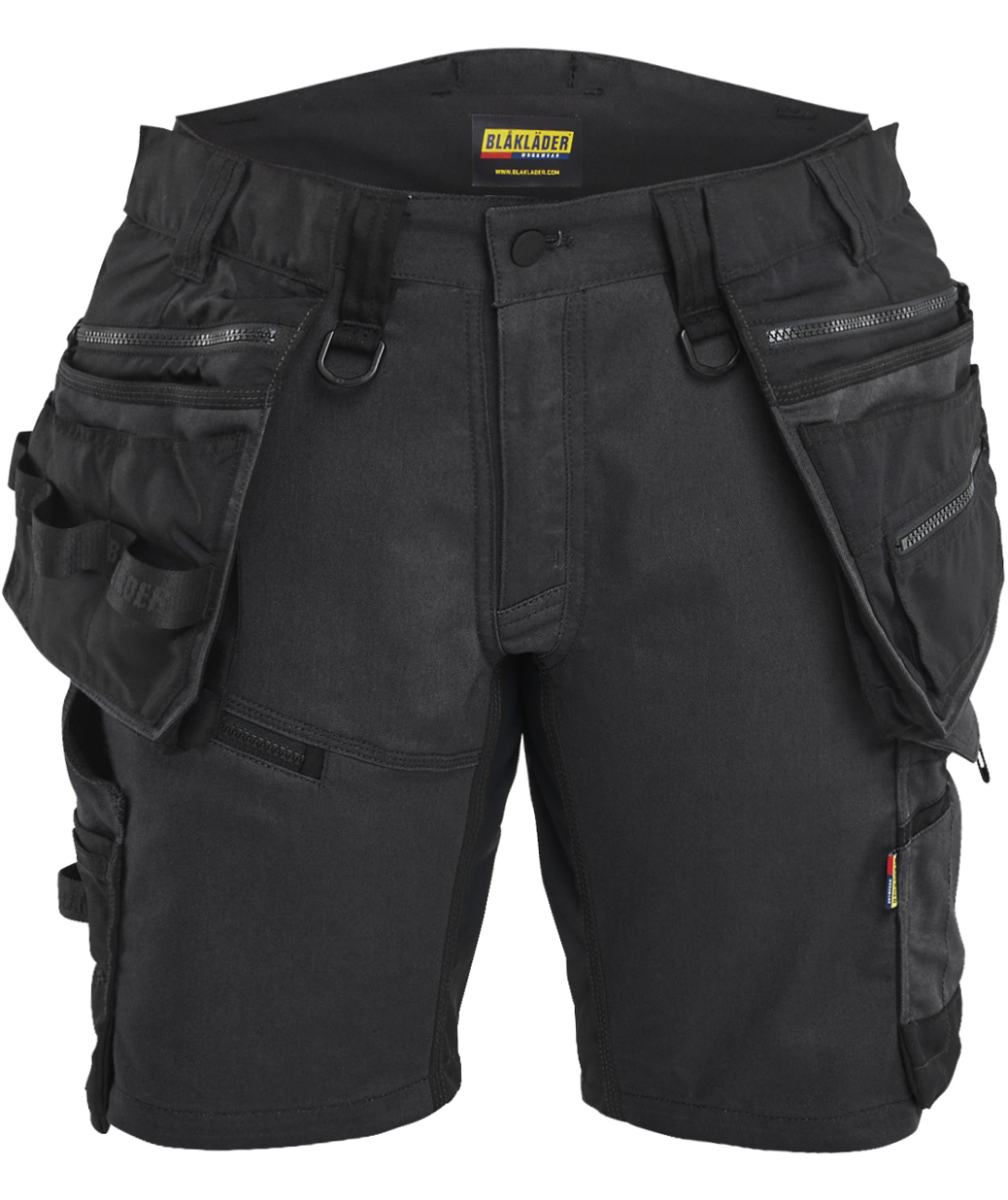 Bl&aring;kl&auml;der Striker hantverksshorts dam, Svart/Svart