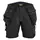 Blåkläder Striker dame håndværkershorts, Sort/Sort, Sort/Sort, swatch