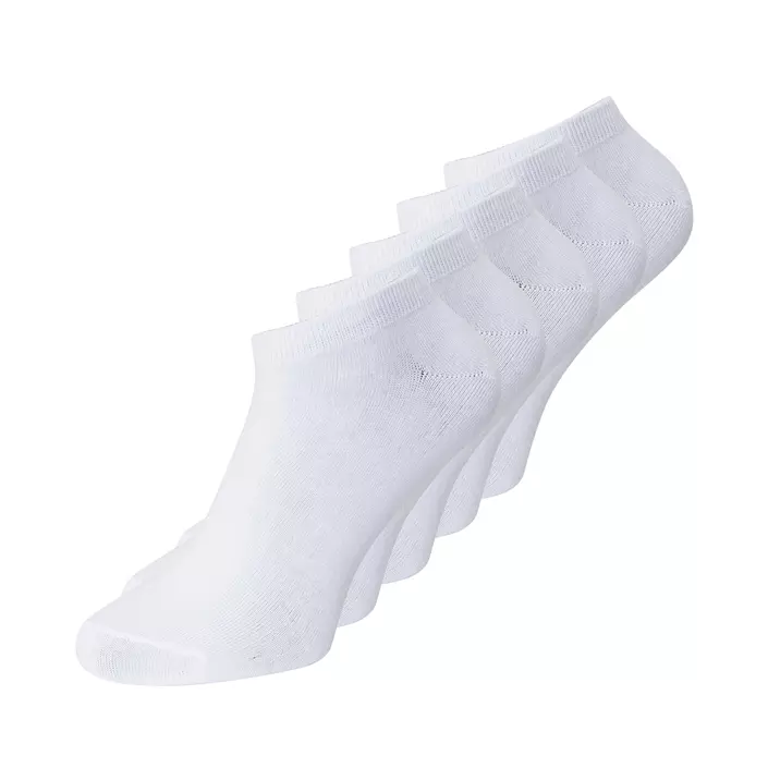 Jack & Jones JACDONGO 5-pack ankle socks, White, White, large image number 0