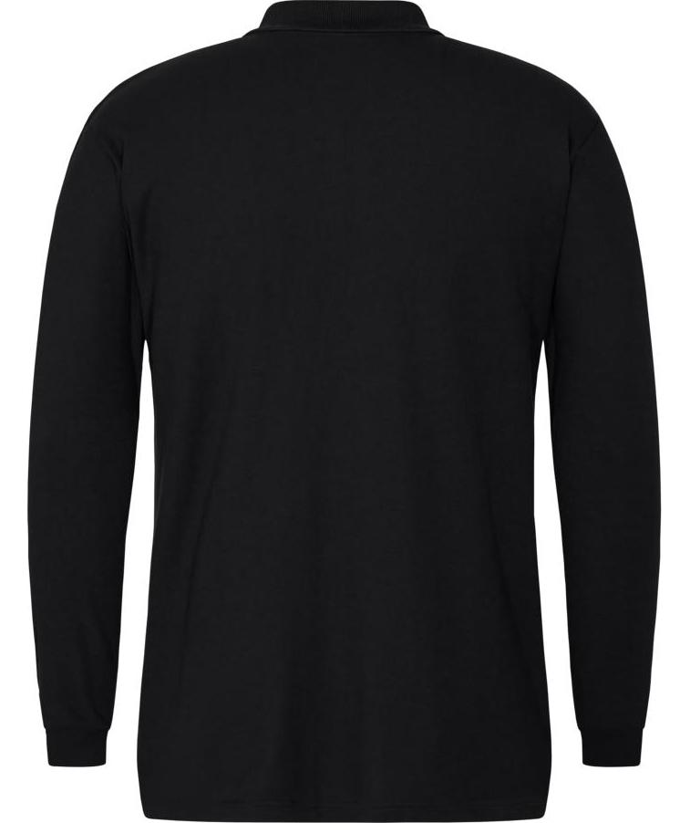 Engel Safety+ long-sleeved polo shirt, Black