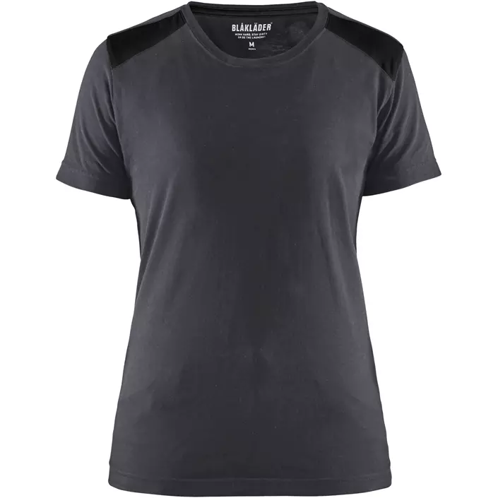 Blåkläder dame T-shirt, Mellemgrå/sort, large image number 0