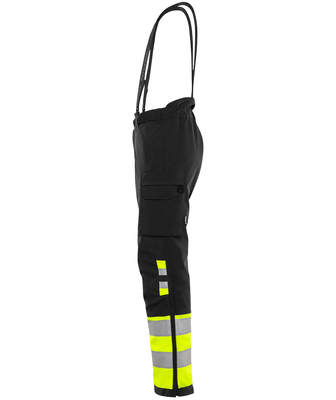 Fristads winter trousers 2681 GLPS, Hi-vis Yellow/Black, large image number 6