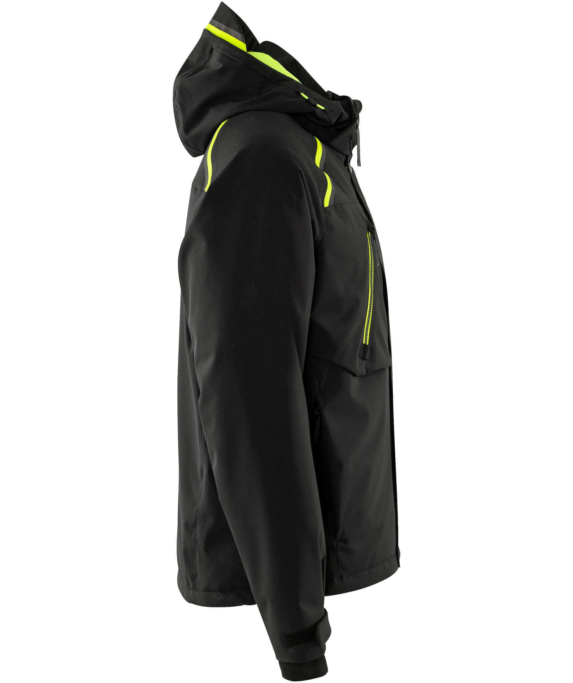 Fristads winter jacket 4873 GLPS, Black, large image number 4