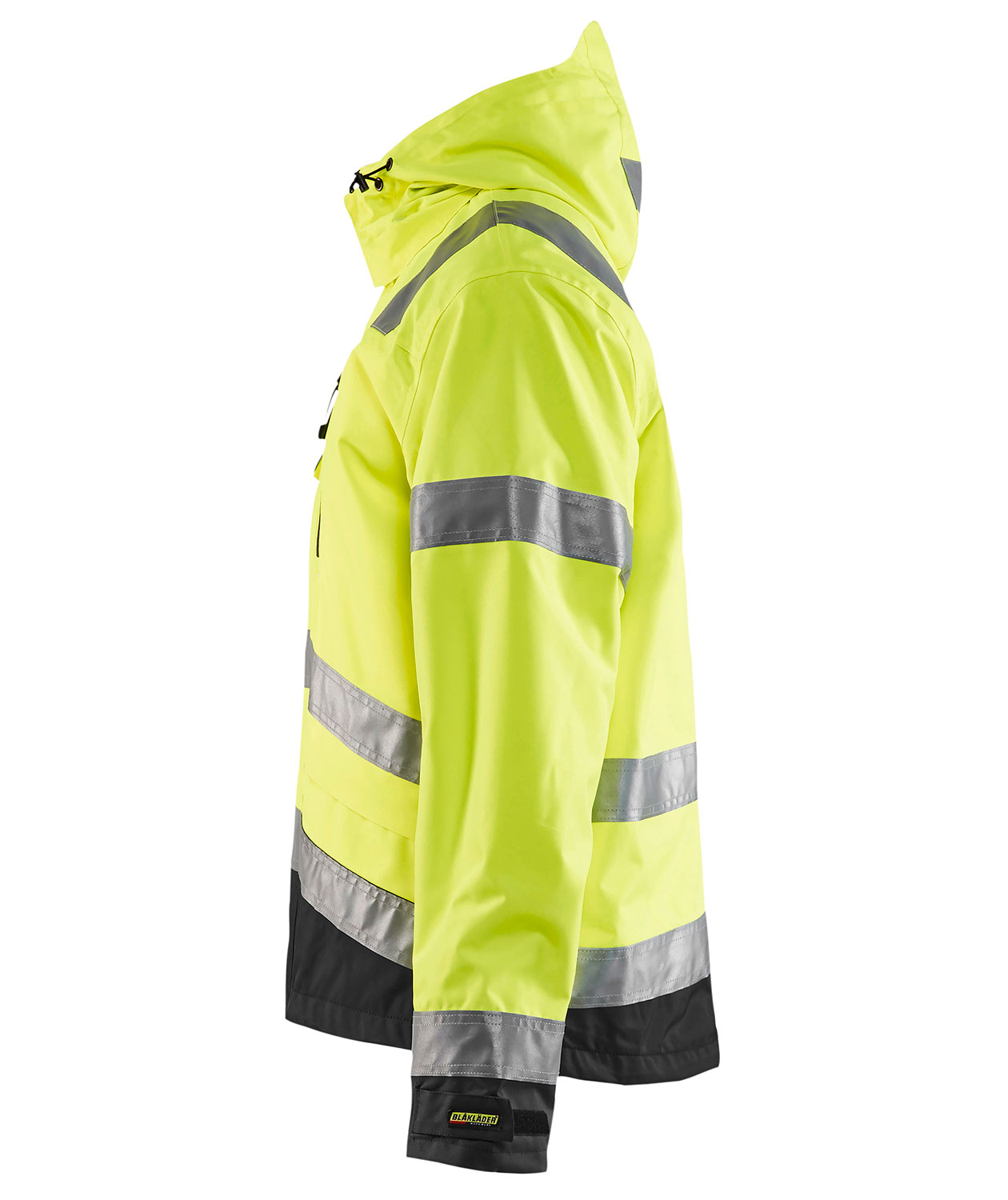 Bl&aring;kl&auml;der Shell-Jacke, Hi-vis Gelb/Schwarz, large image number 3