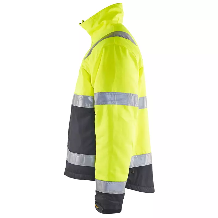 Blåkläder winter work jacket, Yellow/Black, large image number 3