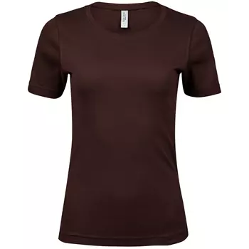 Tee Jays Interlock T-shirt, dam, Brun